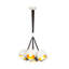 Lustre en métal à hauteur réglable 7 lumières-1697118401
