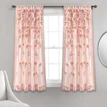 Pink Ruffle Curtains