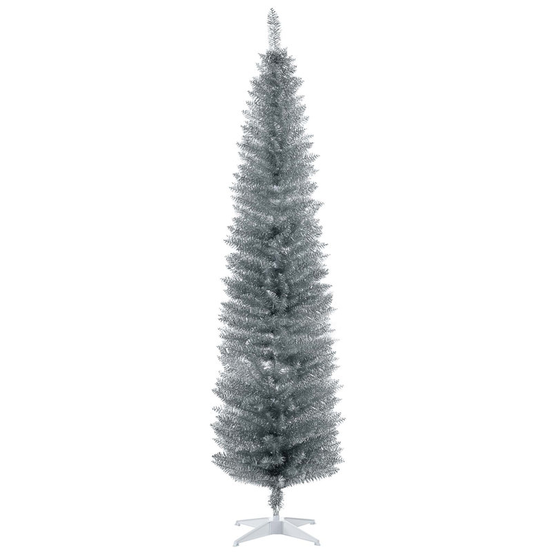 Arbre de Noël artificiel 7 pi avec 499 branches réalistes et support en plastique