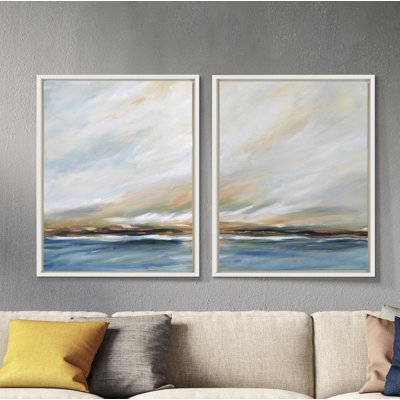 Sunday Morning by Mary Sparrow Framed Canvas Wall Art Set
