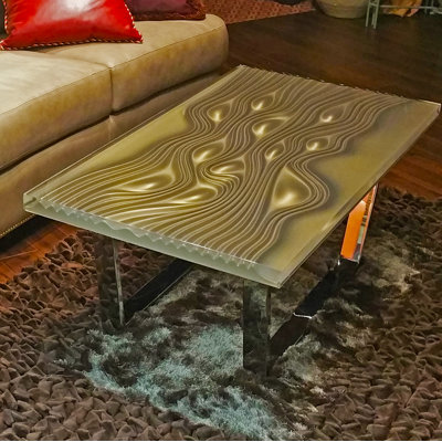 Table basse traîneau