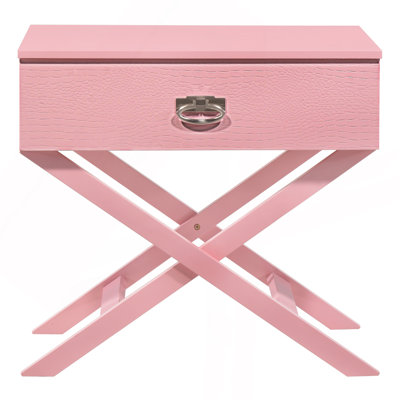 Charming Pink Nightstand For Modern Spaces