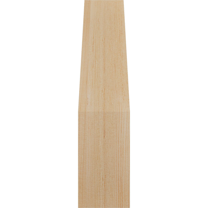 Attelle de genou olympique, Sapin de Douglas, Attelle lisse, H 16 po x l 3,5 po x P 8 po