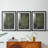 Dramatic Pine I  -Custom Framed  Premium Print W Matt - 3 Pieces-332139501-332139475