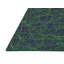 Laine tissée à la machine abstraite et polyester vert/bleu Tapis décoratif-1951704888