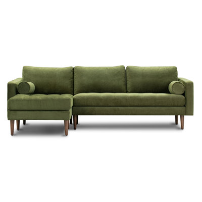 Napa 104.5" Velvet Sectional Sofa