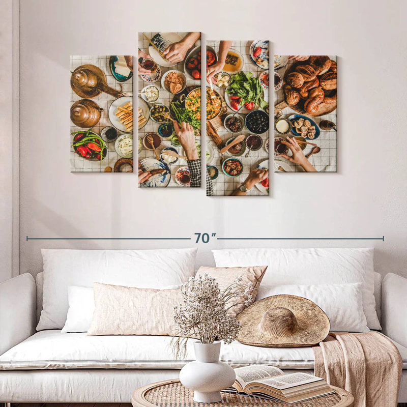 Yarlin Turkish Breakfast, 32" H x 52" W