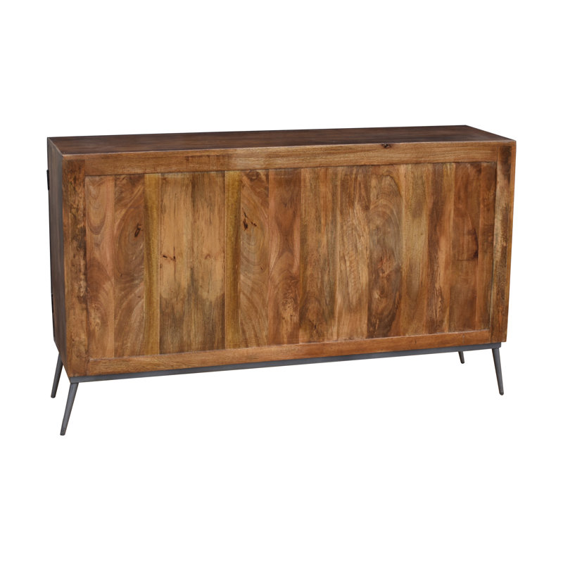 Etsa Solid Wood Freestanding Bathroom Cabinet