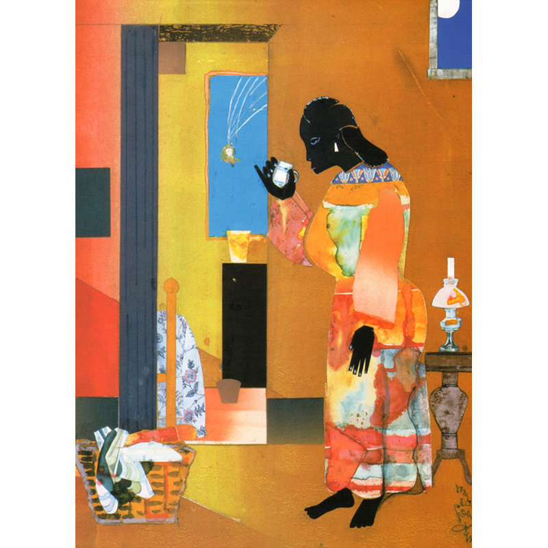 Étoile filante, 1980, H 24 po x l 17 po