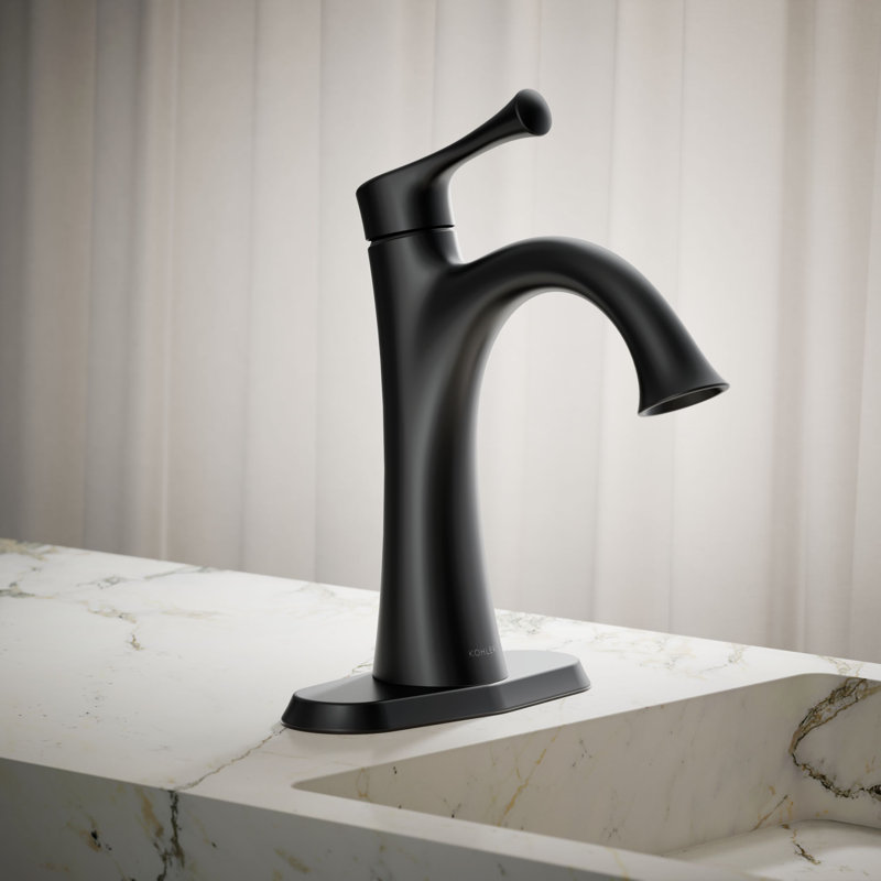 Buckley Single-Handle Bathroom Sink Faucet, 1.2 Gpm, 1.2 GPM, Matte White