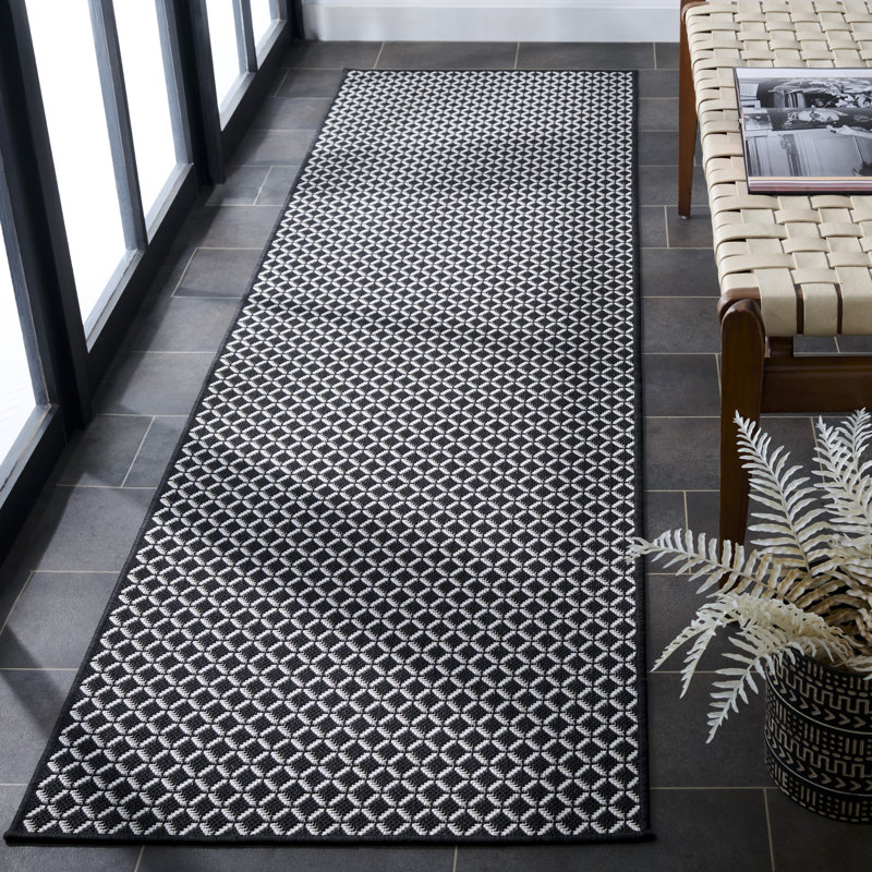 Terrace 804 Geometric Indoor/Outdoor Rug, Runner 2'3" x 8'