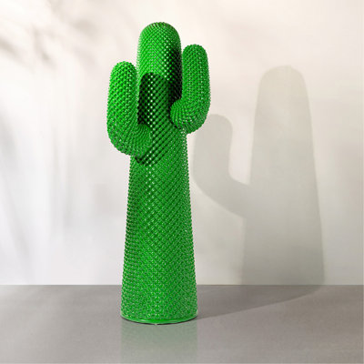 Drocco & Mello Sculptural Cactus Coat Rack-Green