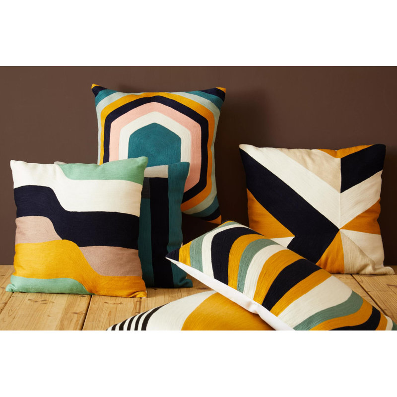 Lance Abstract Rectangular Cushion