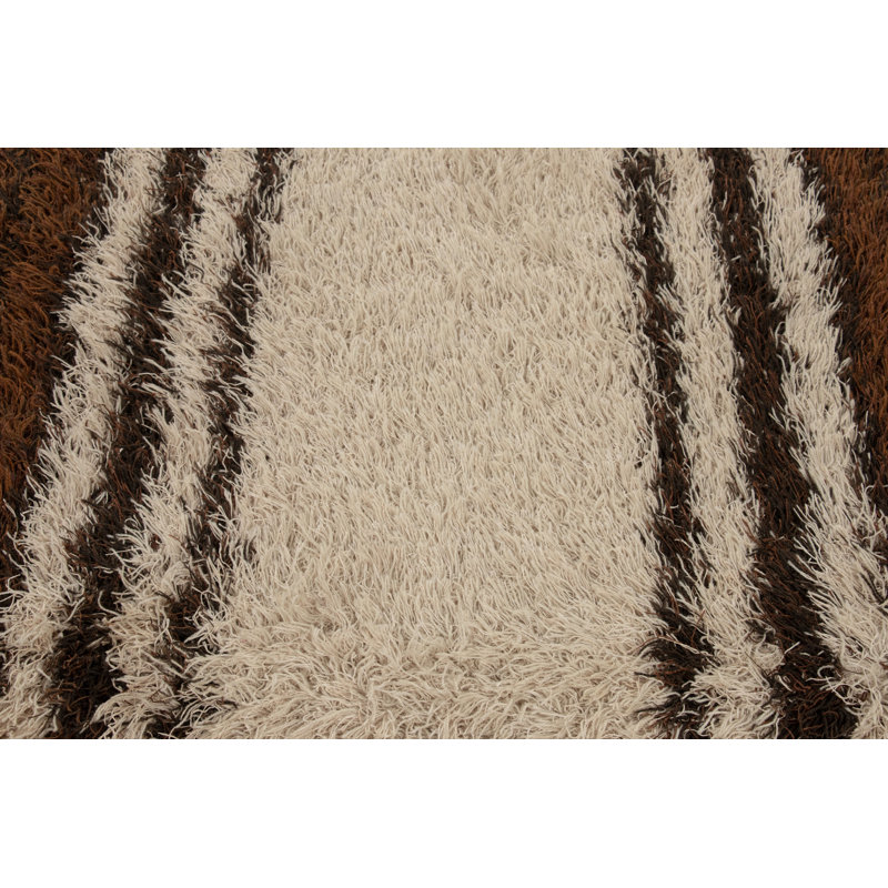 Scandinavian One-of-a-Kind 5'5x7'4 Hand Knotted Area Rug