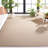 Kiki Jute/Sisal Marble/Linen Area Rug-548778680