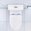 Toilette au design élégant avec chasse d'eau puissante et aspect blanc élégant