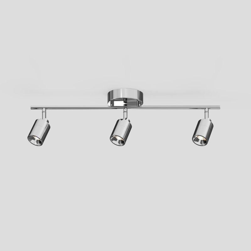 Éclairage sur rail 3 lumières Shura avec têtes rotatives, ampoules DEL intégrées, 2 pi Ensemble d'éclairage sur rail, 3000K, 1470 lumens