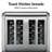 Hamilton Beach® Brushed Stainless Steel 4-Slice Toaster with Extra Wide Slots for Bagels, Shade Selector, Toast Boost, Slide-Out Crumb Tray, Auto-Shutoff and Cancel Button