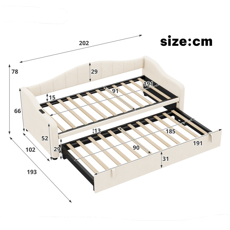 Upholstered Daybed