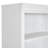 83" Tall Wood Bookcase Suite ,5-Tier Home Decor Bookshelves Suite With Adjustable Shelves,Storage Organizer For Cds/Books/Movies,Free Standing Storage Shelves Suite For Living Room,Office,White-1590710012