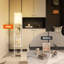 LED Shelf Floor Lamp, Wooden Reading Standing Light with Storage, Living Room Office-124582033