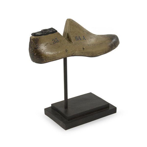 Shoe on Stand Sculpture