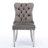 Modern Wing Back Velvet Dining Chairs, Of 2, Gray, Legs, Foam Filler, Constructed With Rubberwood Chair , Gray Velvet, Shape, Filled,-773786301-773786298