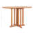vidaXL Folding Patio Table with Waterbased Finish, Butterfly Table, Weather-Resistant, Solid Teak