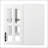 Glass Door Wall Mounted Display Cabinet