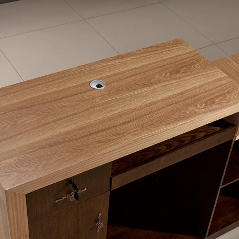 Bureau de réception contemporain en bois manufacturé Contemporary