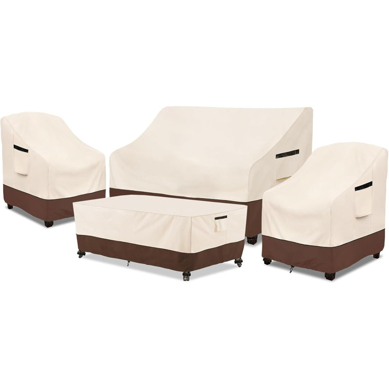 Couvre-lit d'extérieur 100% imperméable 4 pièces 600D