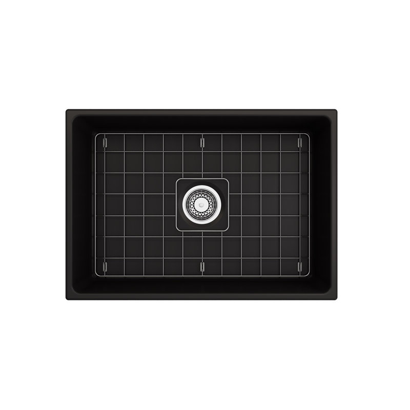 27'' L Kitchen Sink, Matte Black