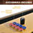 Barrington Urban Shuffleboard Table With Scratch-Resistant Playfield and 8 Puck Set-88911383