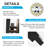 21''H Dimmable LED Black Aluminum Outdoor Wall Light-2075090766-2060225892