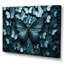 Tons gris anthracite profonds représentant des papillons sur toile-2121885149-2083529085