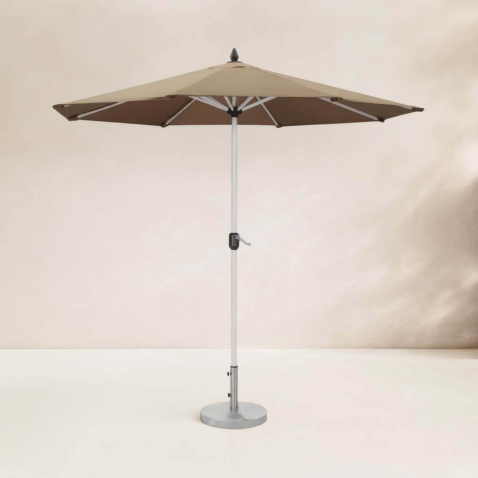 Aynura 108'' Outdoor Umbrella, Gray