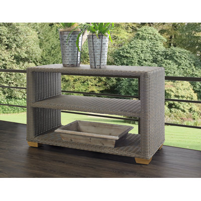 Arialle WIcker Console Table