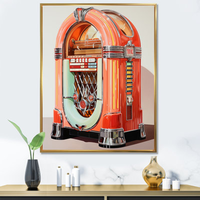 Minimalist Jukebox Melody 1 - Jukeboxes, art mural