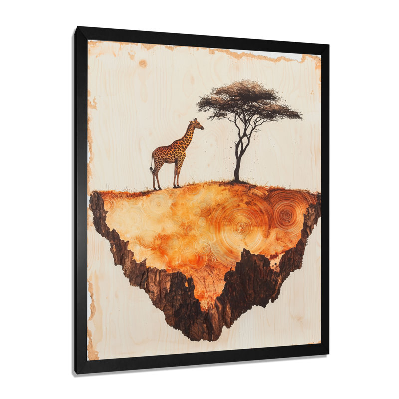 Gentjan - animaux, impressions sur toile, Noir, noir, noir, noir, H 20 po x l 12 po, Framed Print without Mat
