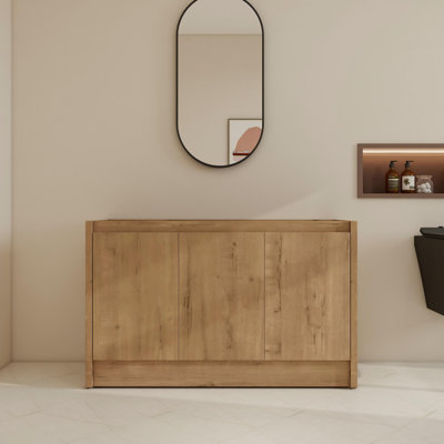 Base de meuble-lavabo simple 48 po avec tablette réglable