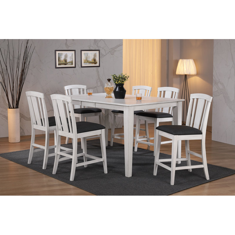 Noam Solid Wood Fan Back 24" Counter Stool