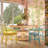 Round Glass Top Solid Wood Base Dining Table