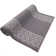 Custom Size Runner Rug Berber Style Chain Bordered Grey Low Pile Slip Resistant Runner Rugs by Feet