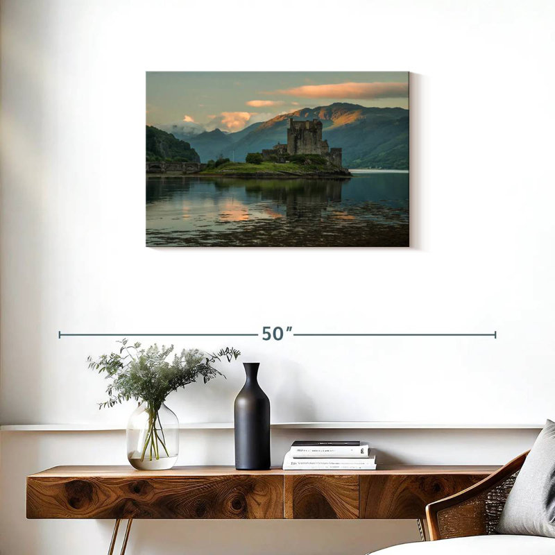 Lilie Eilean Donan Castle West, 20" H x 30" W