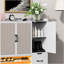 Multi-functional Shoe Cabinet with Adjustable Shelves, Stool, Retractable drawer, Minimalist Shoe Storage Organizer