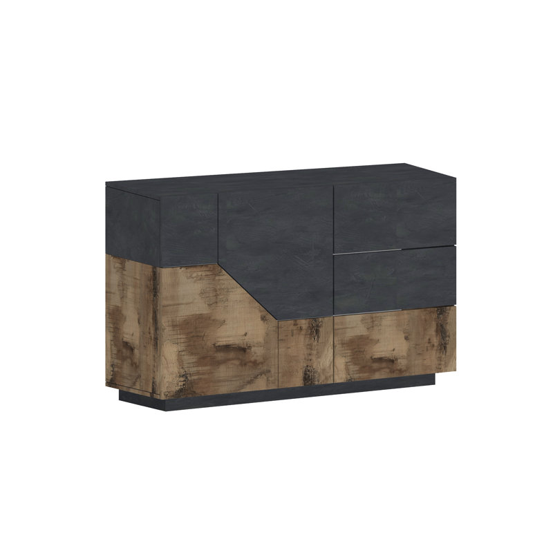 140.9cm Sideboard, Slate/Maple Pereira