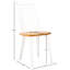 Chaise d'appoint en bois massif Rolde-803254012