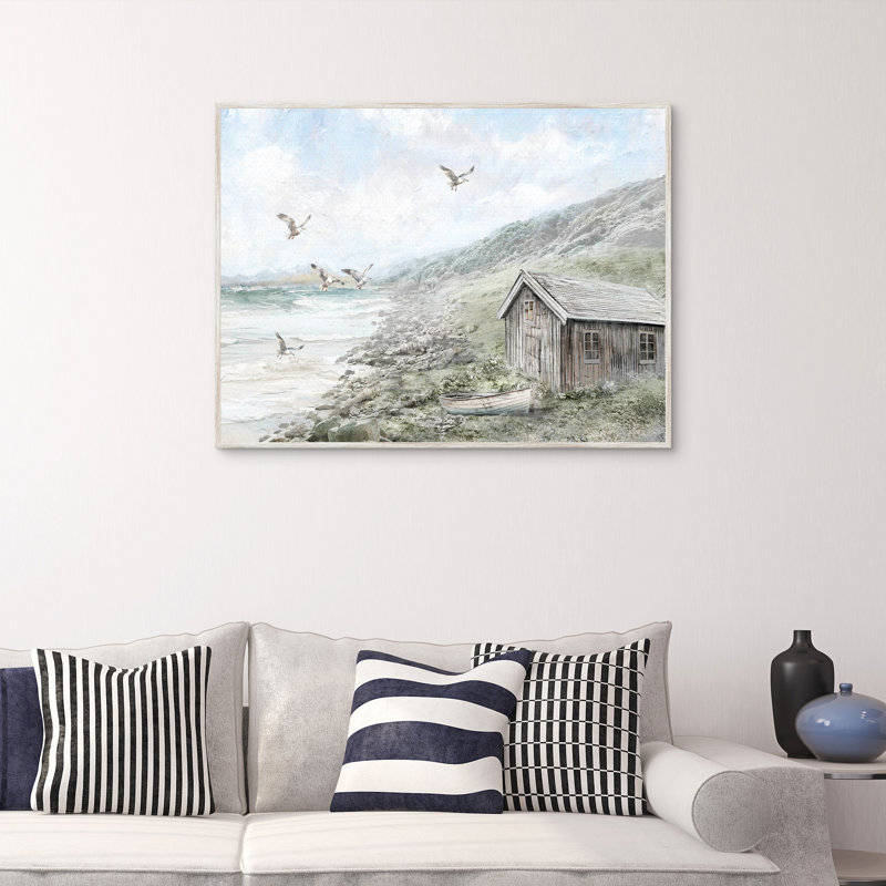 Seaside Shanty par Studio Arts, art mural encadré