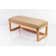 Faux Leather Upholstered Bench