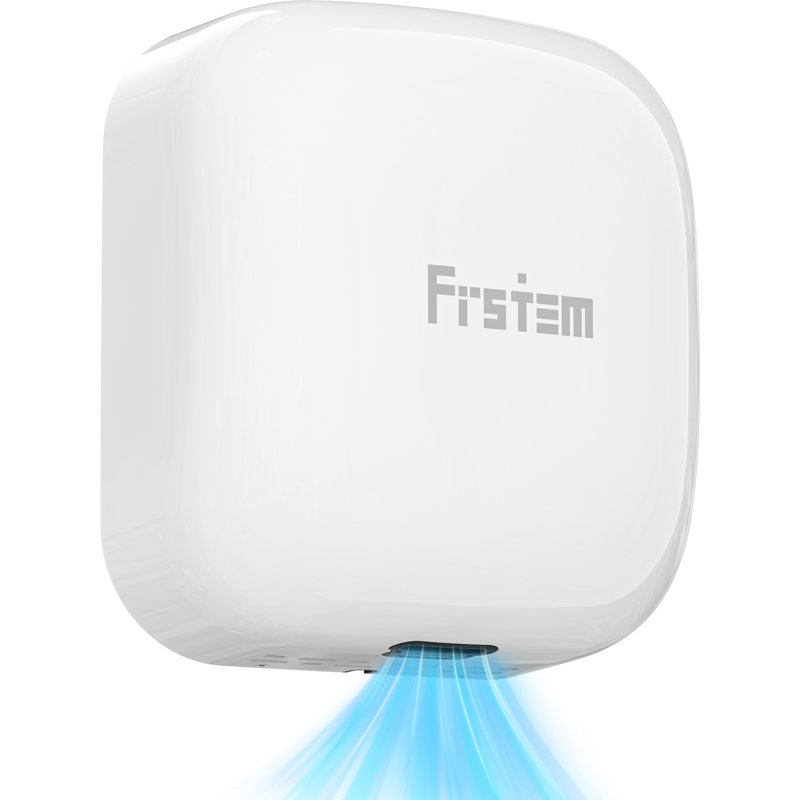 1800W Commercial Hand Dryers, Automatic High Speed Hand Dryer Machine With Auto-Infrared Sensor&Smart Temp Control, Air Wiper Compact Hand Dryer For Home, Bathrooms, Restaurants, Hotels, White